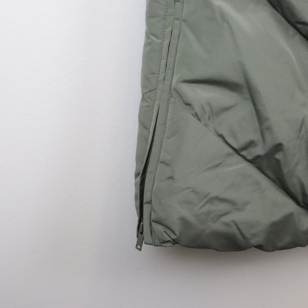 NWT Seraphine Green 3-In-1 Long Chevron Puffer Maternity Coat 4 Babywearing - Picture 8 of 14